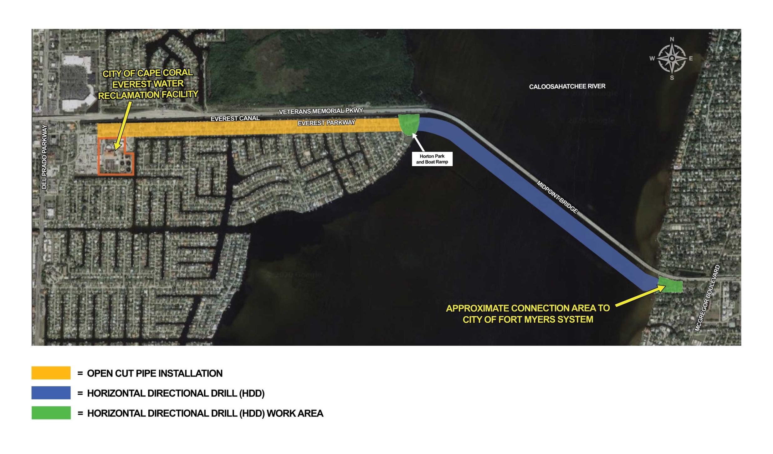 Caloosahatchee-River-Crossing-Map Caloosahatchee River Crossing Map